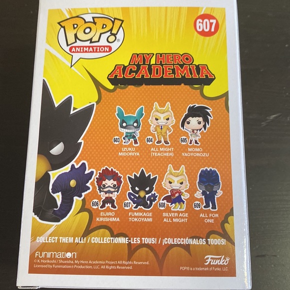 fumikage tokoyami funko pop! from my hero academia - Picture 2 of 3